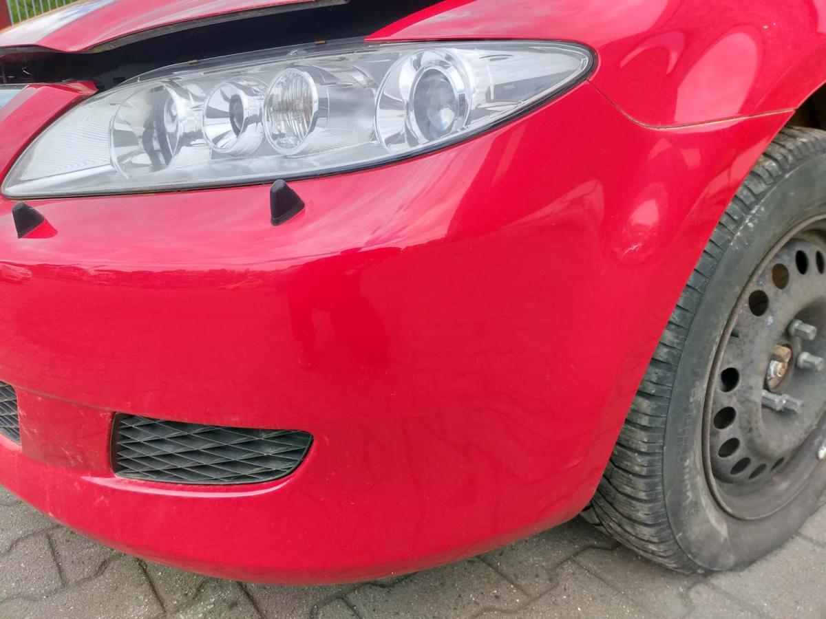 Mazda 6 GG GY Bj.2003 original Stoßstange Stossfänger vorn Rot